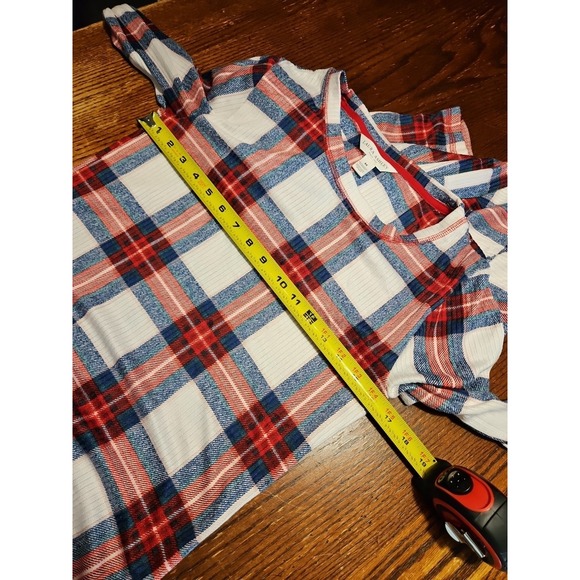 Laura Ashley‎ Womens M Long Sleevetop XL Pants Set 2 Piece Multicolor Plaid(A643 - Picture 8 of 8